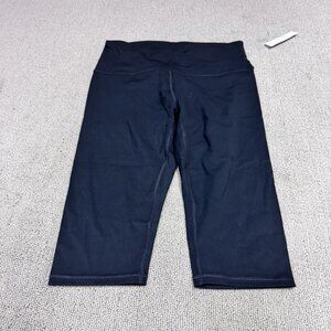 Ododos Leggings Black Capri Women’s Size Large NWT
